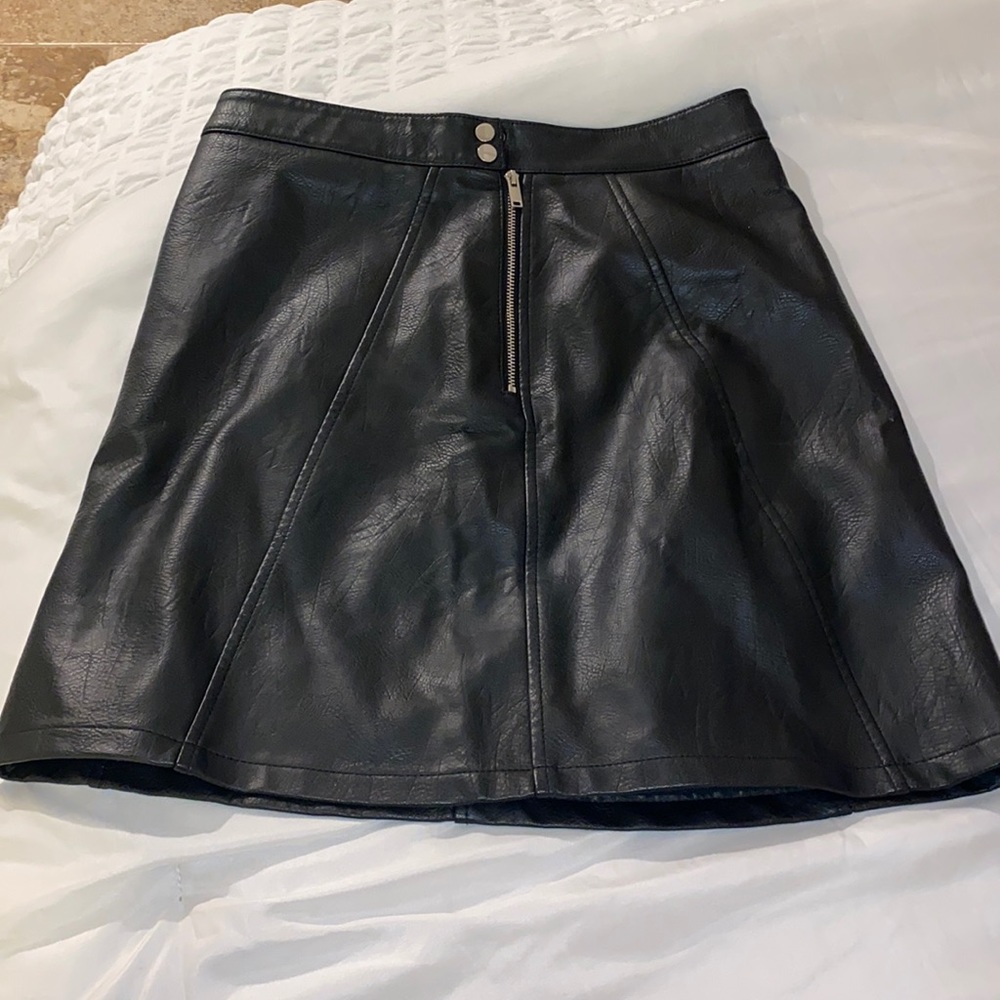 Zara Leather Skirt